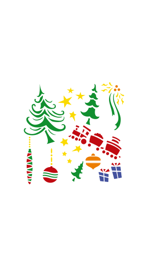 STENCIL 130X130MM 30001 - 1115 NATAL