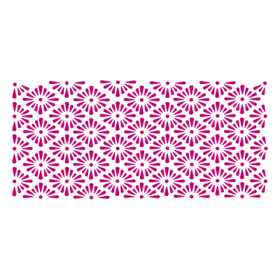 STENCIL 330X140MM 30000 - 1152 GRADE FLORAL