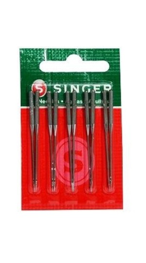 AGULHA DE MAQUINA SINGER PARA COSTURA 3651 Nº14 GALONEIRA ENV/10