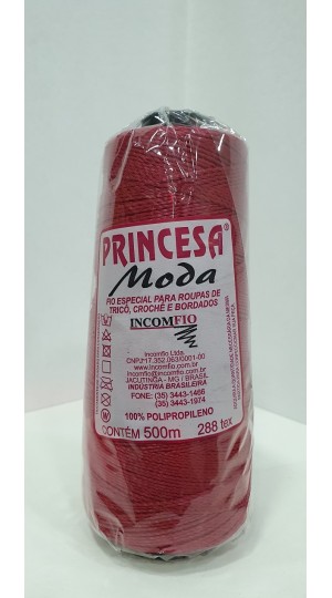 LINHA PRINCESA MODA 33 VERMELHO SANGUE