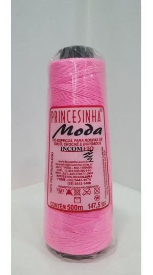LINHA PRINCESINHA MODA 52 ROSA FLUORECENTE