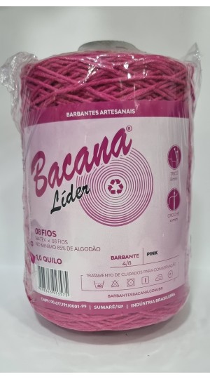 BARBANTE LIDER PINK 8 FIOS 1,0KG.