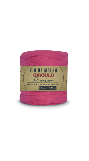 FIO DE MALHA CIRCULO PREMIUM - COR 3230 ROSA TROPICAL