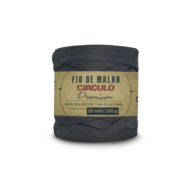 FIO DE MALHA CIRCULO PREMIUM - COR 8243 CINZA RESINA