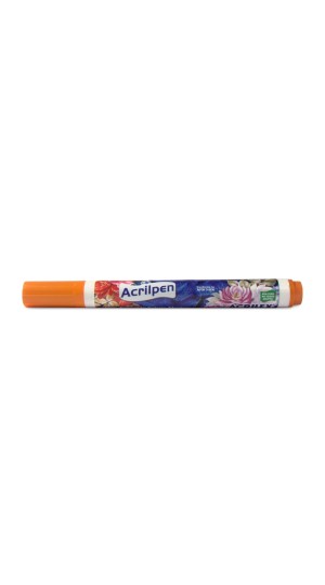 MARCADOR P/ TECIDO ACRILPEN LARANJA 517 ACRILEX