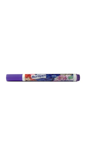 MARCADOR P/ TECIDO ACRILPEN VIOLETA 516 ACRILEX