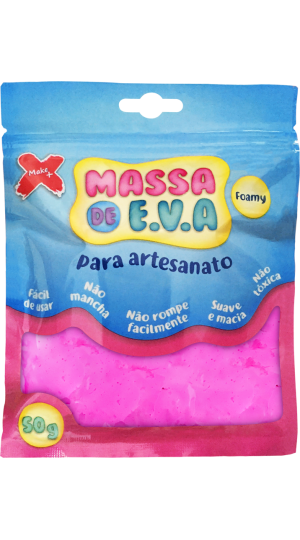MASSA DE EVA 50G. ROSA MAKE MAIS