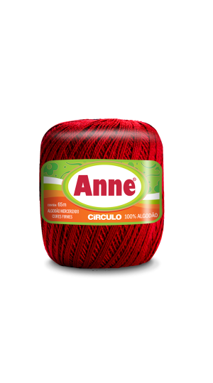 LINHA ANNE 65M. VERMELHO CIRCULO 3402